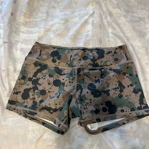 Born Primitive Green and Black Athletic Shorts Durable Design